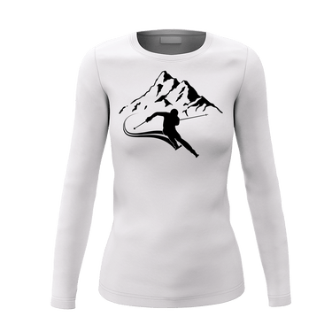 Run From The Avalanche Women Long Sleeve Shirt